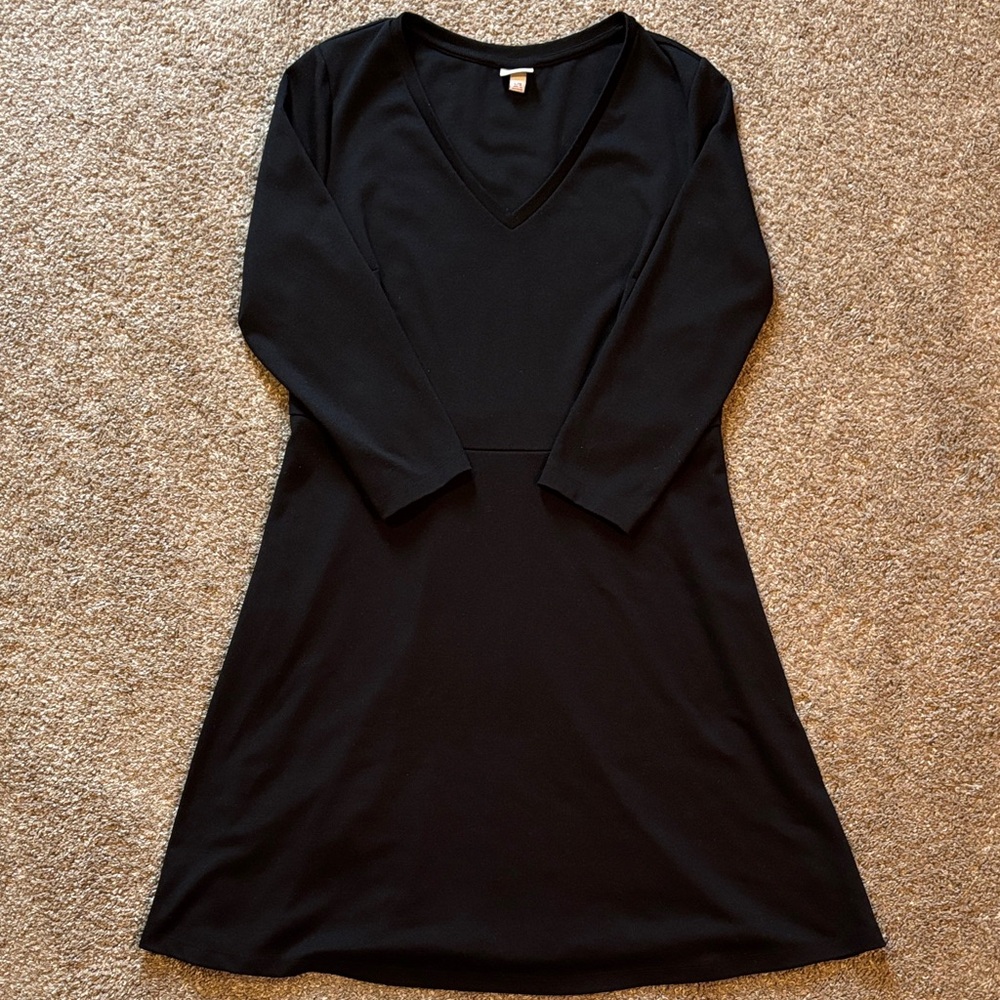 Merona Black Long Sleeve Dress